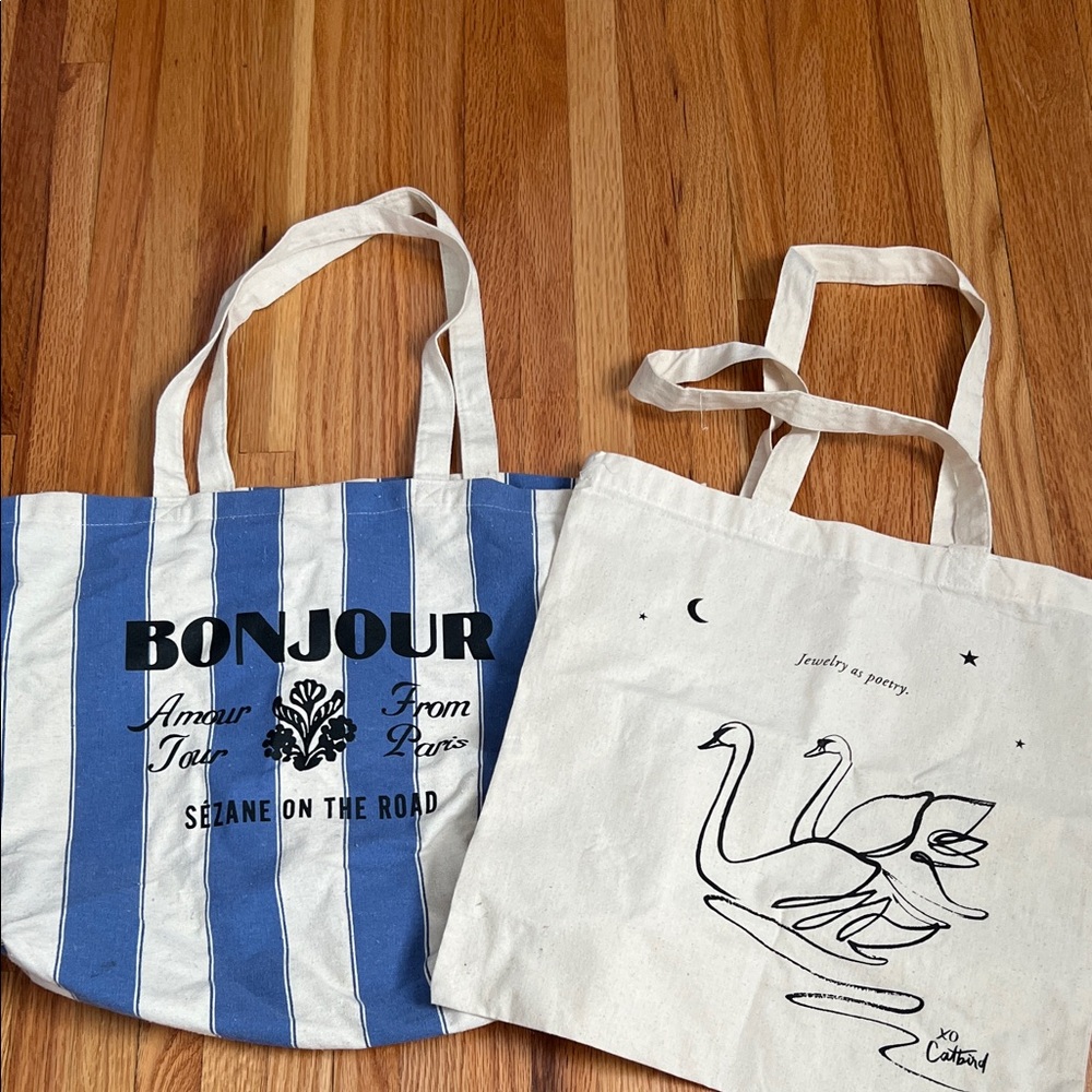 Sezane and Catbird Tote Bundle